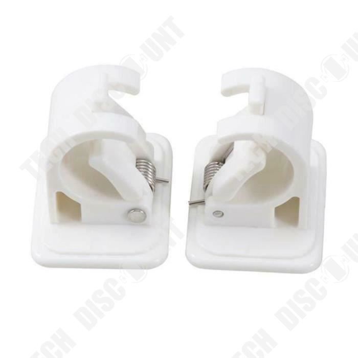Lot de 2 ou 8 supports autocollants pour tringle /à rideaux Voir image crochets et fixations pour tringle /à rideaux 8pcs crochets muraux pour suspendre un voilage un manteau