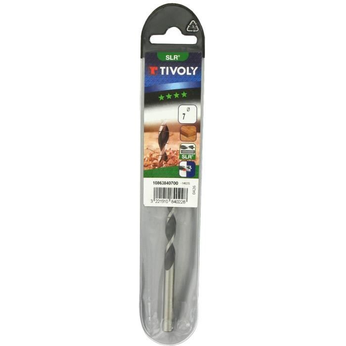 Mèche à Bois SLR 3 Pointes TIVOLY 14mm - Précision Et Évacuation Parfaite Pour Bois Durs