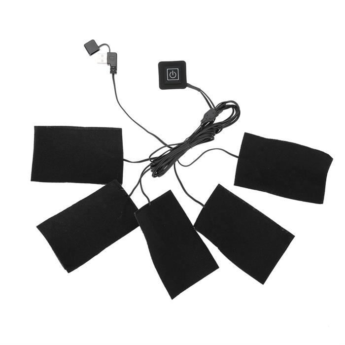 Coussin Chauffant USB 15.4 X 10 Cm Pour Chauffe-mains - 5V/1A - Tissu - Neuf