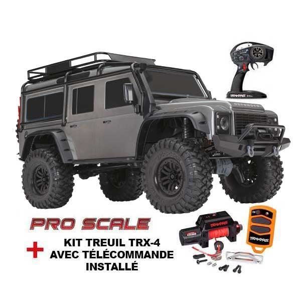 V hicule radiocommand TRX 4 Land Rover Defender 4x4 avec treuil