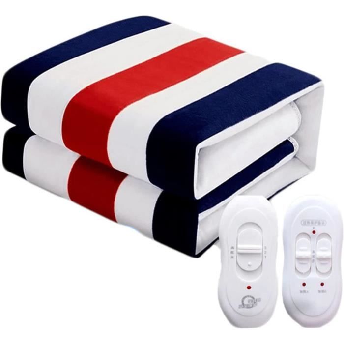 Couverture Chauffante électrique - 203 X 152 Cm - 2 Zones, Couverture Chauffante