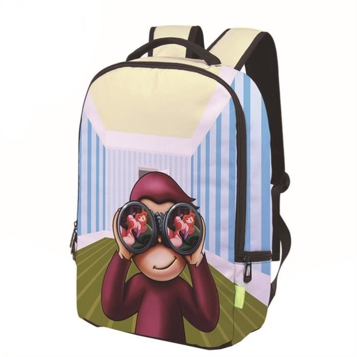 Sac à Dos 3D Capybara Enfant – Grand Modèle Imperméable Léger Cartoon, Idéal École, Voyage, Sport – Bretelles Confortables Réglables