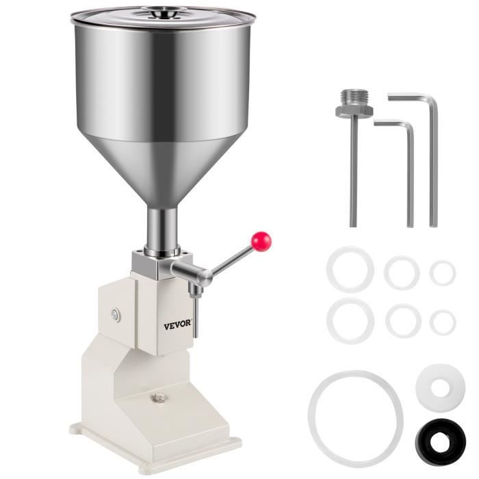 Machine de Remplissage Liquide Manuelle - VEVOR - 10 kg - 5 - 50 ml Pratique Shampooing Crème