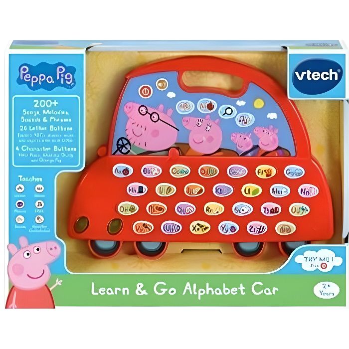 Vtech Pig la voiture Alphabet Peppa (3480-530622)