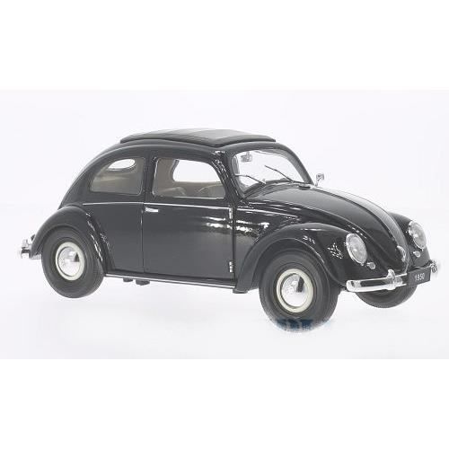 Miniature Volkswagen Coccinelle WELLY 1/24 – Noire, Modèle 1959, Collection Neuve