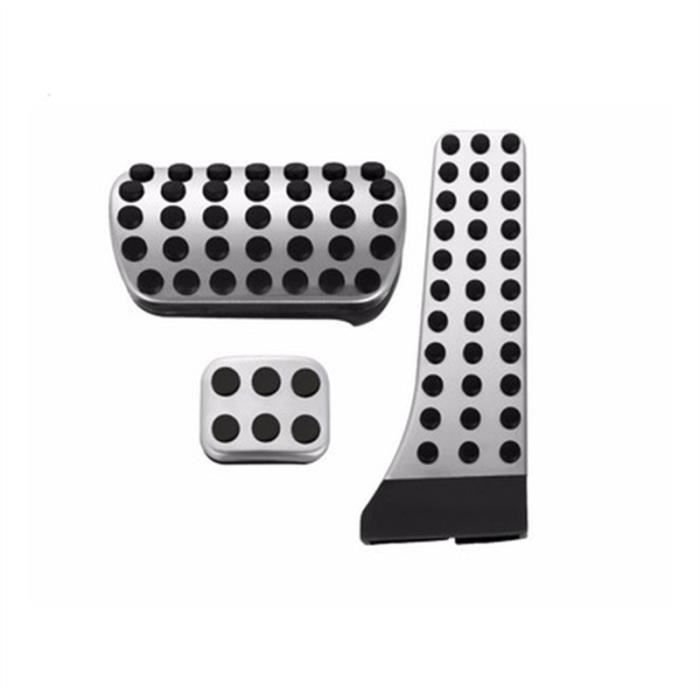 3pcs Voiture Vehicule Antiderapante Gaz Frein Accelerateur Pedale