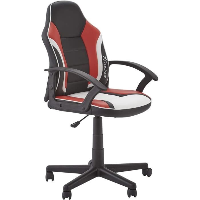 X Rocker Saturn Chaise de jeu a dossier moyen a roulettes pour