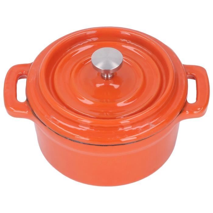 YOSOO Casserole En Fonte Mini casserole à soupe marmite en fonte