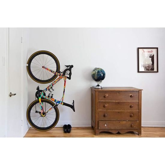 Porte-vélo mural HORNIT Clug Roadie - Support vélo ultra-compact pour pneus  de 23 à 32mm - Cdiscount Sport