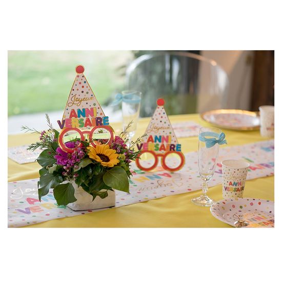 Article Festif Avec Lunettes Joyeux Anniversaire Multicolore X1 Ref 7342 Cdiscount Jeux Jouets