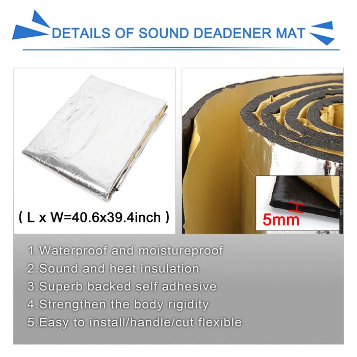 Isolation Thermique Et Phonique Pour Capot Audi Q5 (2018-2023) - Coussin Isolant Noir - Réduction Chaleur Et Bruit Moteur