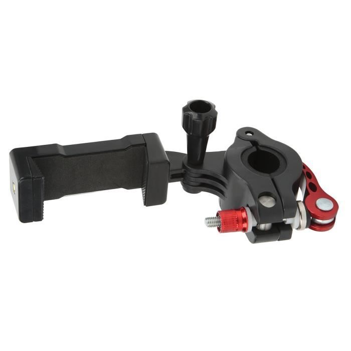 Support Téléphone Vélo ERYUE - Fixation Tige Aluminium Rotation 360° Pour VTT Et Vélo De Route