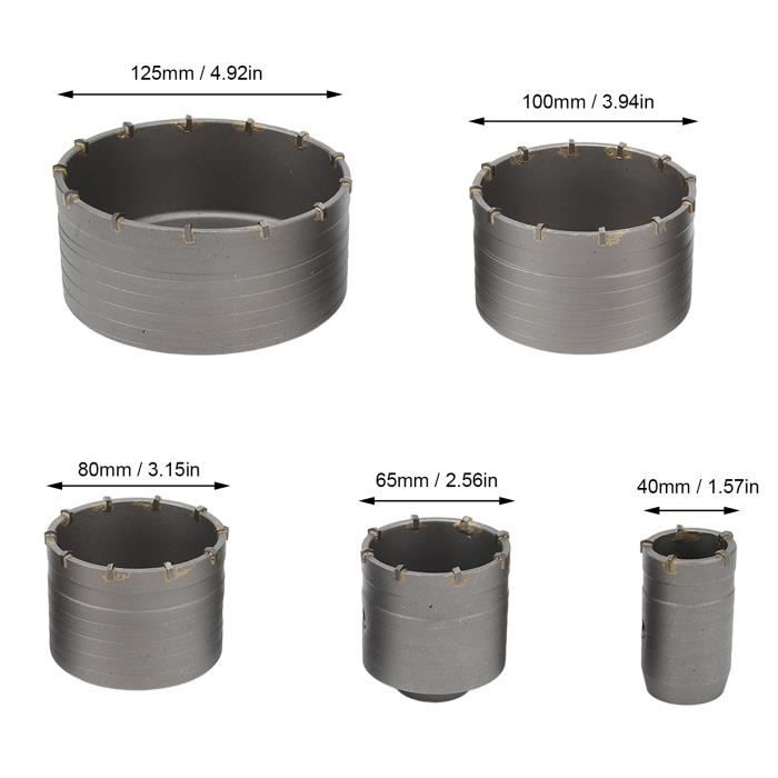 ETO Kit de scie cloche à béton Lot de 6 Scies Cloches à Béton 6 — free download
