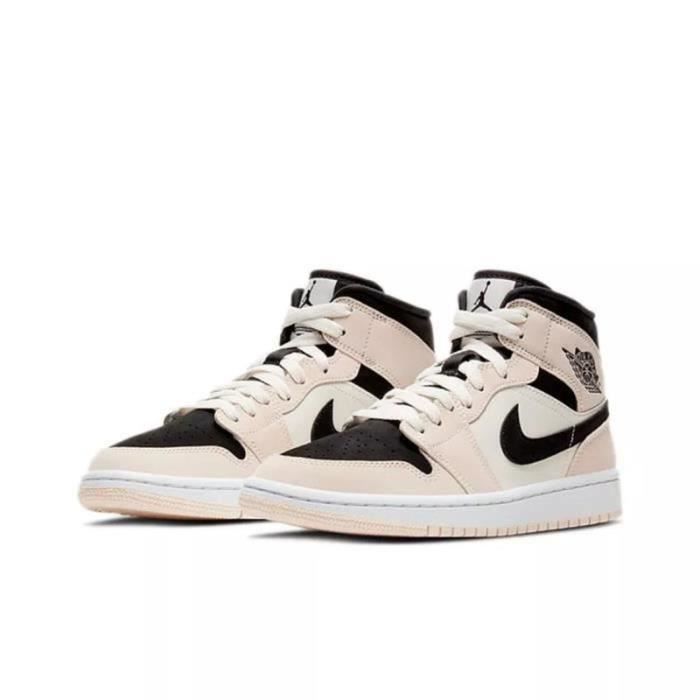 Jordan 1 mid femme hot sale pas cher