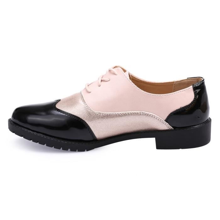 Derbies top femme multicolore