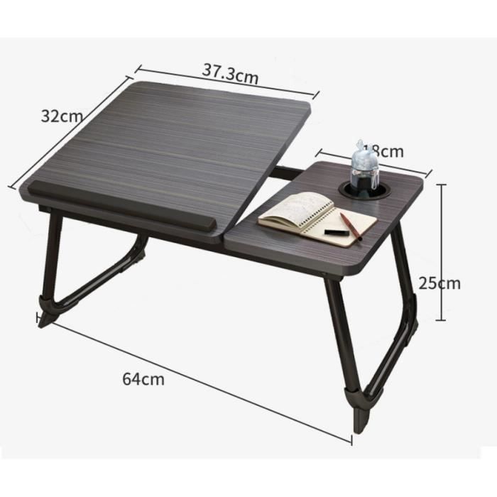 Table de lit pliant Support Tablette - 60x28x40cm - Cdiscount