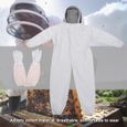L'Equipement de protection d'apiculteur Costume et gants d'apiculture professionnel (XXL)-2