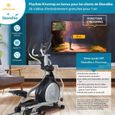 Skandika CardioCross Carbon Pro - Vélo elliptique - Masse d'inertie: 23,5 kg - Poids Max. 145kg - 19 Programmes - Sangle Cardio-2