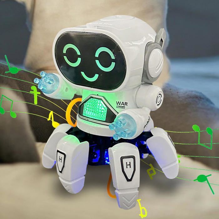 Robot Télécommandé Éducatif – Programmable, Danse, Enregistrement Vocal – 60 Min Autonomie – Dès 3 Ans – Cadeau Enfant