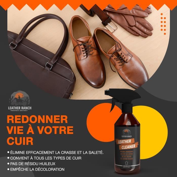 Nettoyant hotsell chaussure cuir