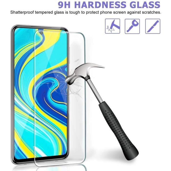 Pack Protection Xiaomi Redmi 9A - 2 Films Verre Trempé 9H + Coque Souple (Motif Chat), Neuf Sous Blister