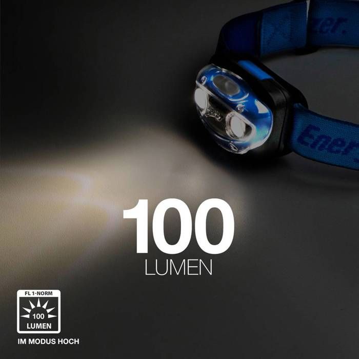 Lampada Frontale ENERGIZER Vision – 200 Lumen Con 3 Batterie AAA (Nuovissima)