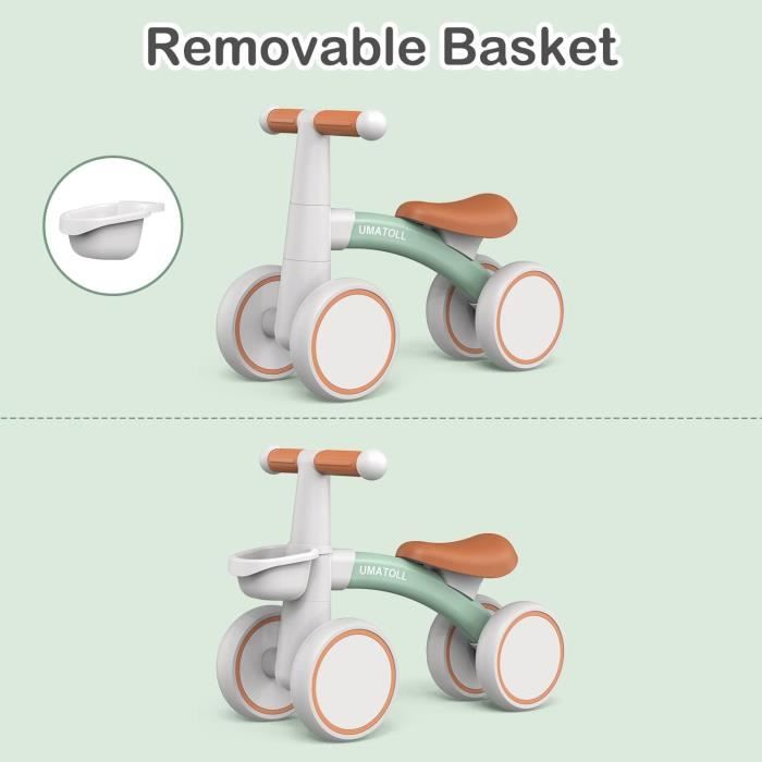 Velo Sans Pedales Draisienne Bebe 1 an Velo Bebe Animaux Jouet Bebe 10-24 mois