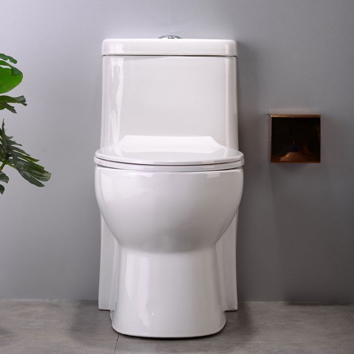 Abattant WC Forme O Lunette de Toilette Fermeture en Douceur Frein de Chute  Dégagement Rapide à Un Bouton en Duroplast Cuvette WC - Cdiscount Bricolage