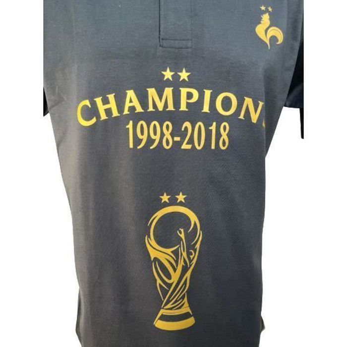 Polo CHAMPION du MONDE 2 etoiles Cdiscount Sport