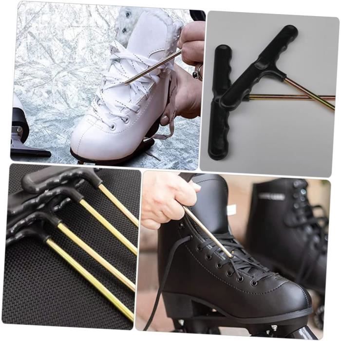 INOOMP 5 Pièces Crochet De Chaussure De Skate Chaussures Accessoires  Accessoires Clés Outils Ménagers Tire-Lacet Tendeur[S534] - Cdiscount  Chaussures