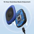AGPTEK Lecteur MP3 64 Go avec Clip Lecteur de Musique Sport Léger avec Écouteurs et Étui en Silicone - Bleu-3