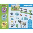 PLAYMOBIL - 70522 - Cavalière avec poney gris - Plastique - 23 pièces - Playmobil Country-3