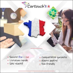 Cartouches D'encre Compatibles HP 339 XL & 343 XL - Pour OfficeJet, DeskJet, Etc.