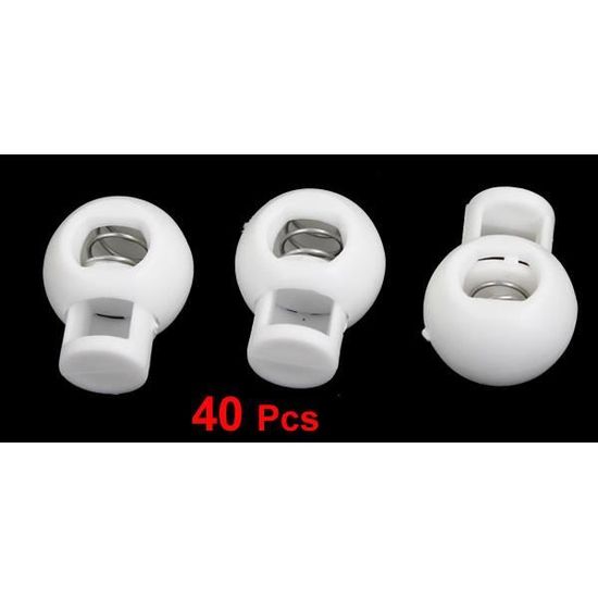 Sourcingmap 20pcs Arrêt De Cordon Serrure De Cordon Verrou De Cordon à