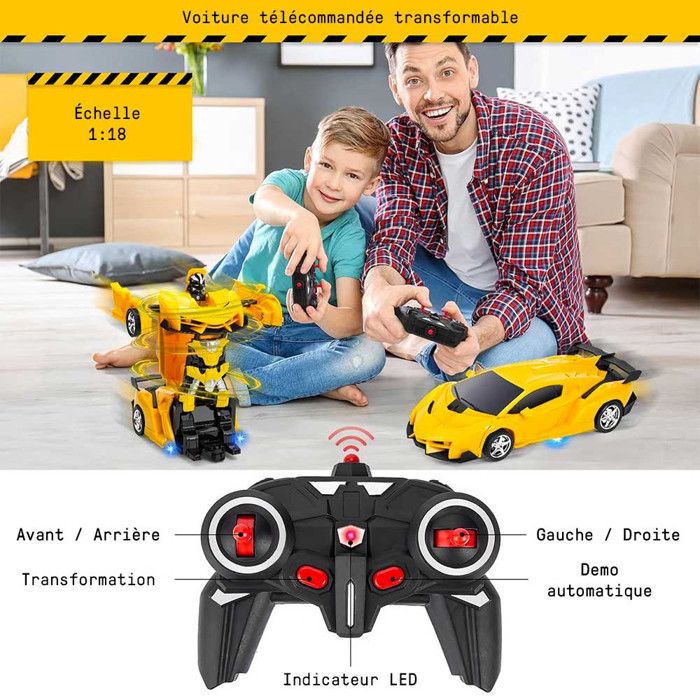 Voiture Télécommandée Mini Revolt EXOST - Échelle 1:18 - Jeux - Jouets