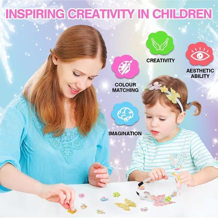 Cadeau Fille Jouet Fille 6-12 Ans Serre Tete Kit Bricolage Enfant