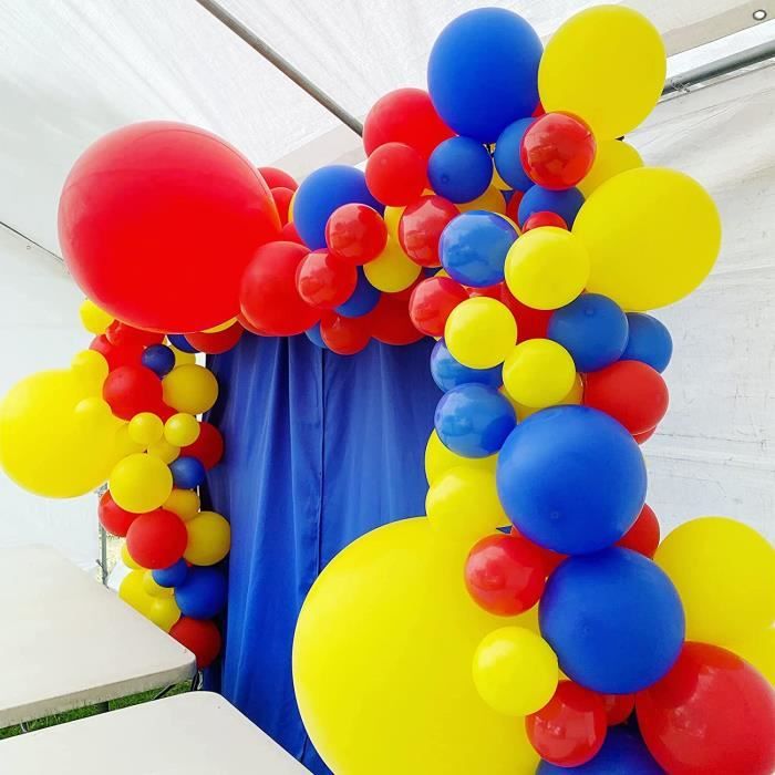 Gros Ballon 2m bleu/rouge, Attractions & Jeux