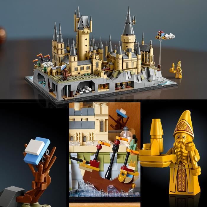 LEGO® Harry Potter 76419 Le Château et le Domaine de Poudlard, Maquette à  Construire pour Adultes, Incluant les Lieux Iconiques - Cdiscount Jeux -  Jouets