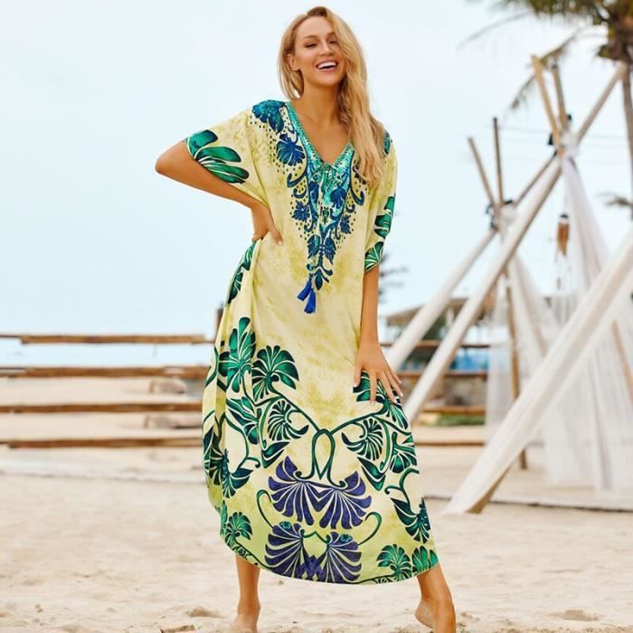 Tunique de plage sales coton