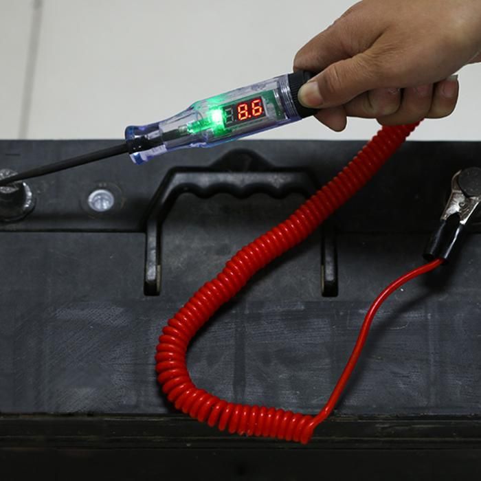 Testeur Tension Stylo 390V LCD, Pince Crocodile Polarité Fusible — free download