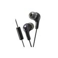HA-FX7M-B-E Ecouteurs noirs intra-auriculaires avec telecommande/microphone - Gumy plus-0