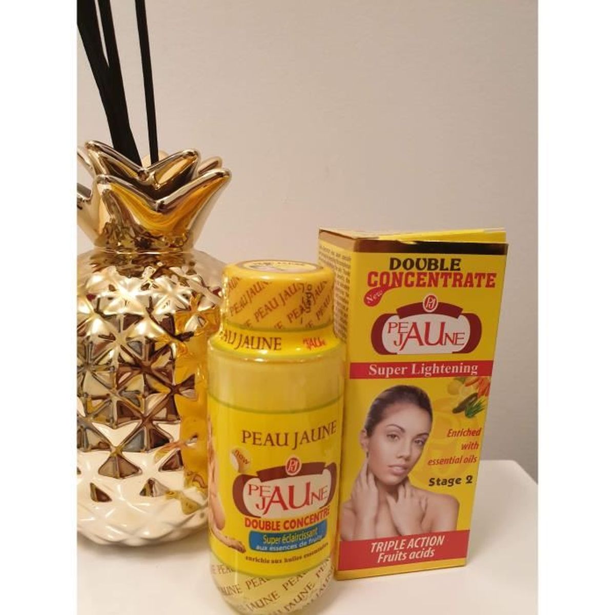 Concentré Crème Hydratante Visage Peau Jaune - Soin éclat - Neuf Sans Marque