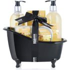 HENRY BRUBAKER BRUBAKER Cosmetics - Coffret de bain - Gingembre/Vanille - 8 Pièces - Baignoire décorative - Noir/Jaune - Idée cadeau