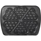 Lagrange Paire de plaques pour 6 gaufres coeur pour gaufrier premium - 010522