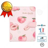 CONFO® Carnet a5 bloc-notes à boucle magnétique journal à main livre à couverture rigide cahier rose petit journal frais fille migno