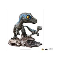 Figurine - Iron Studios - Jurassic World Le Monde d'après - Mini Co. PVC Blue and Beta 13 cm