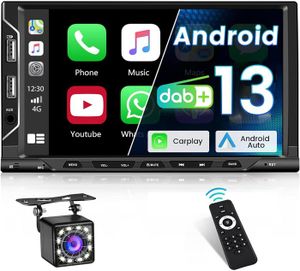 AUTORADIO Dab+ Android 13 Autoradio 2 Din CarPlay & Android 