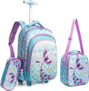 CARTABLE Cartable Fille Primaire Roulette 16Inch 3 In 1 Sir