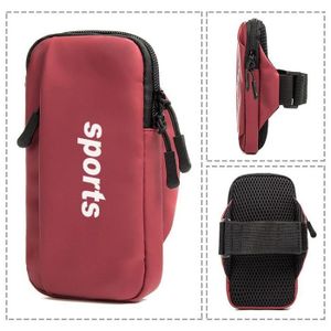 SAC DE SPORT Rouge-Sac de bras de sport étanche pour hommes et femmes, sac de course musical, modèles de sac de poignet, s