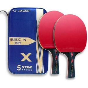 STIGA Flexure 5-étoiles Raquette de Ping-Pong, Noir/Rouge 